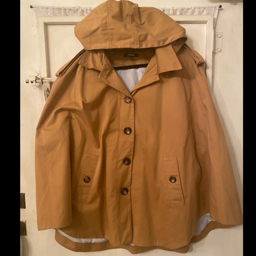 New never worn ASOS plus size 20 twill cape